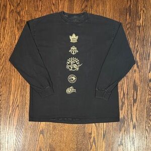 2016 OVO Toronto Raptors Drake Night Long Sleeve T-Shirt